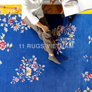 Alternative view of 'AZURE REVERIE' INDOCHINE RUG