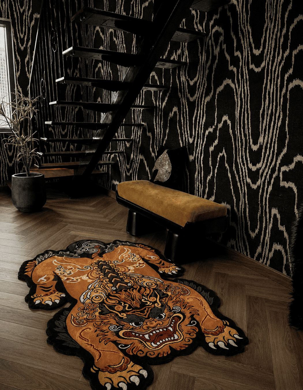 Alternative view of 'SOLVAR' LIONDOG RUG